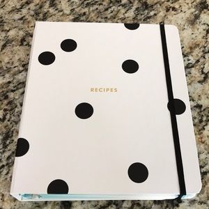 Kate Spade Polka Dot Recipe Book